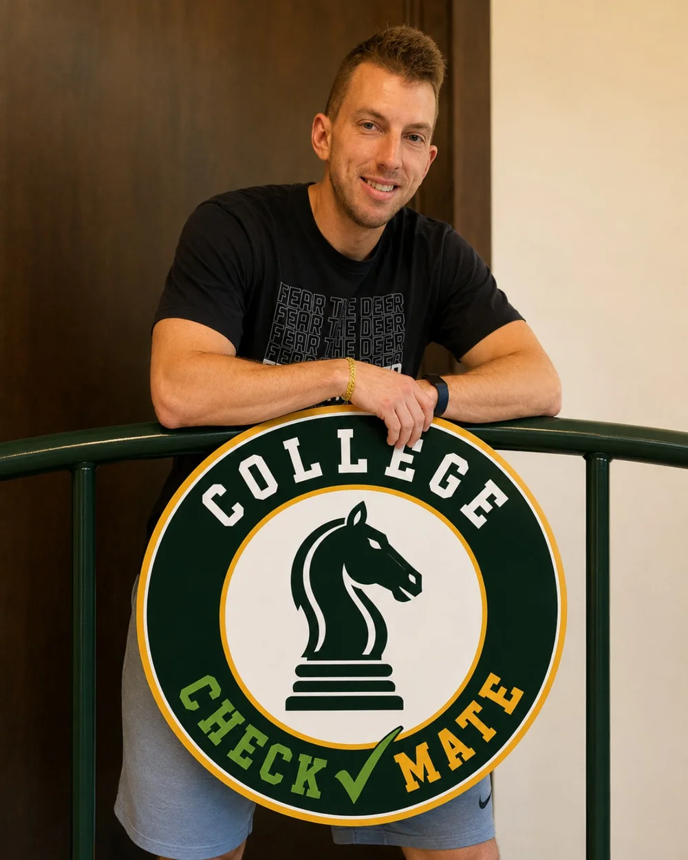 Travis Marcou, Team Captain and Founder of Checkmate College